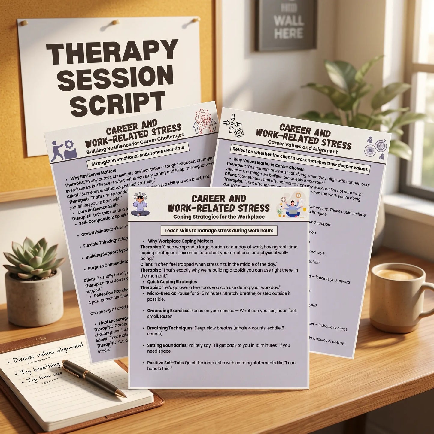 The Confident Clinician’s Scriptbook: 100+ Ready-to-Use Therapy Tools & Session Guides