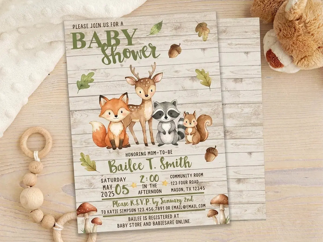 Baby Shower Invitations, Themes, Decor & Gifts