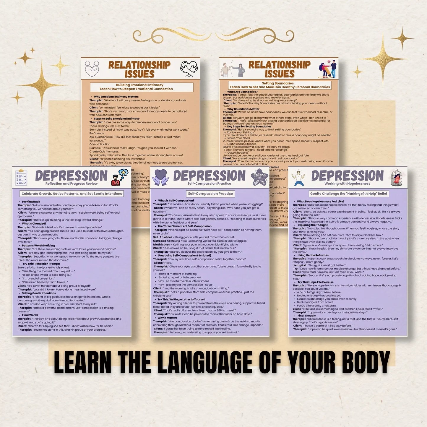 The Confident Clinician’s Scriptbook: 100+ Ready-to-Use Therapy Tools & Session Guides