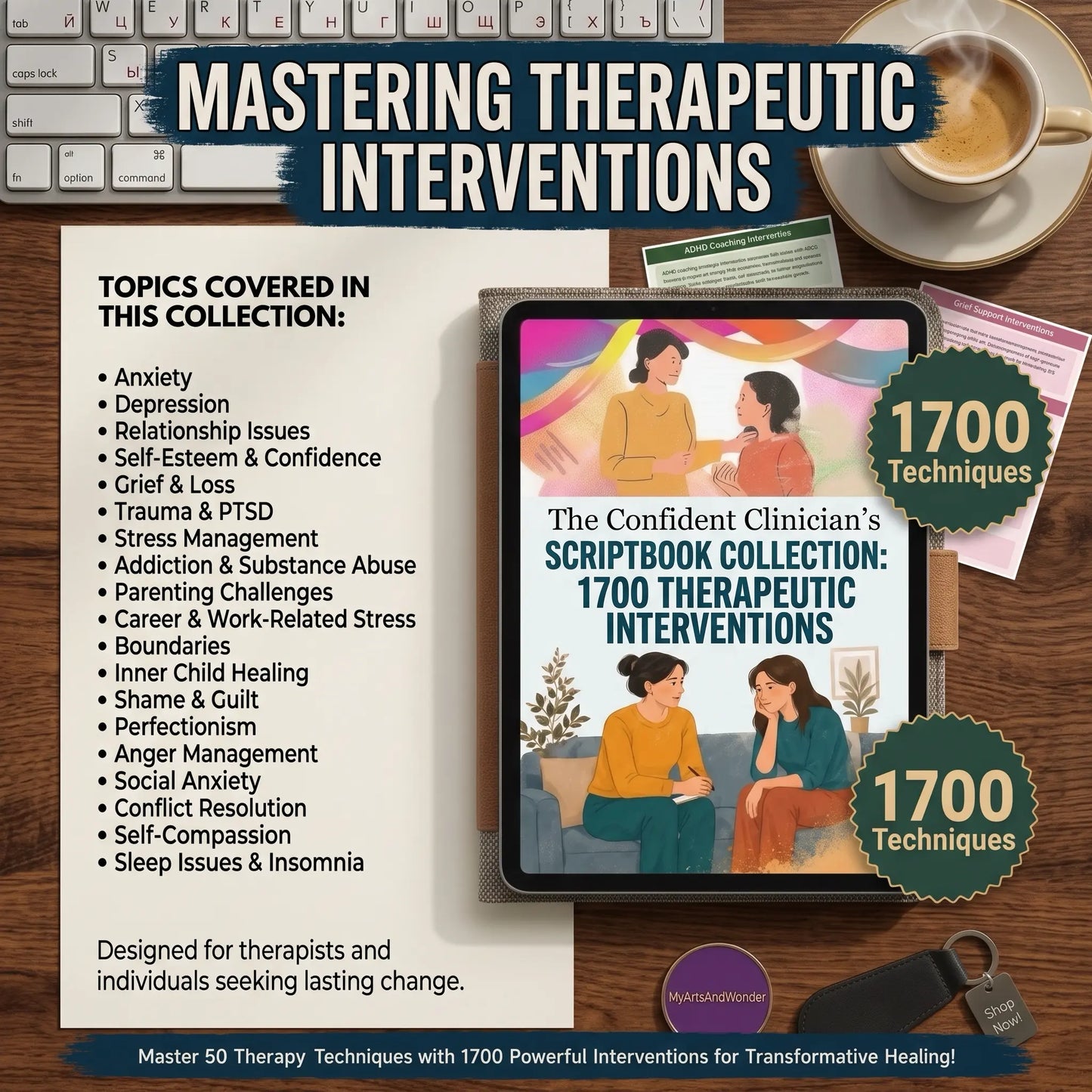 The Confident Clinician’s Scriptbook: 100+ Ready-to-Use Therapy Tools & Session Guides