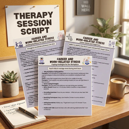The Confident Clinician’s Scriptbook: 100+ Ready-to-Use Therapy Tools & Session Guides